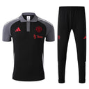 Polo d’Entraînement Noir Manchester United 25/26